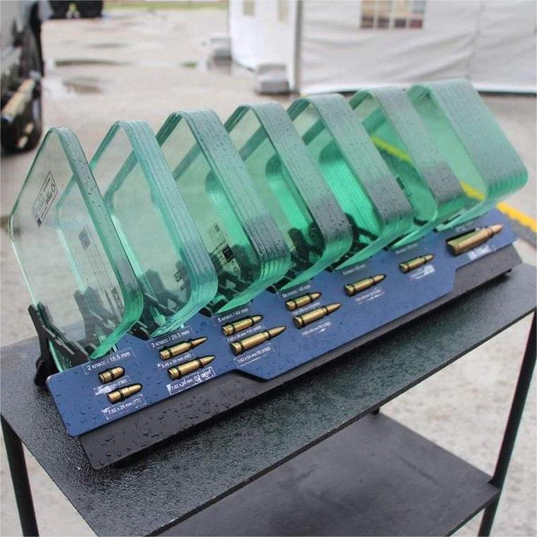 防彈玻璃的厚度